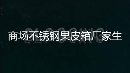 不锈制作皮箱图商场生产厂家钢果